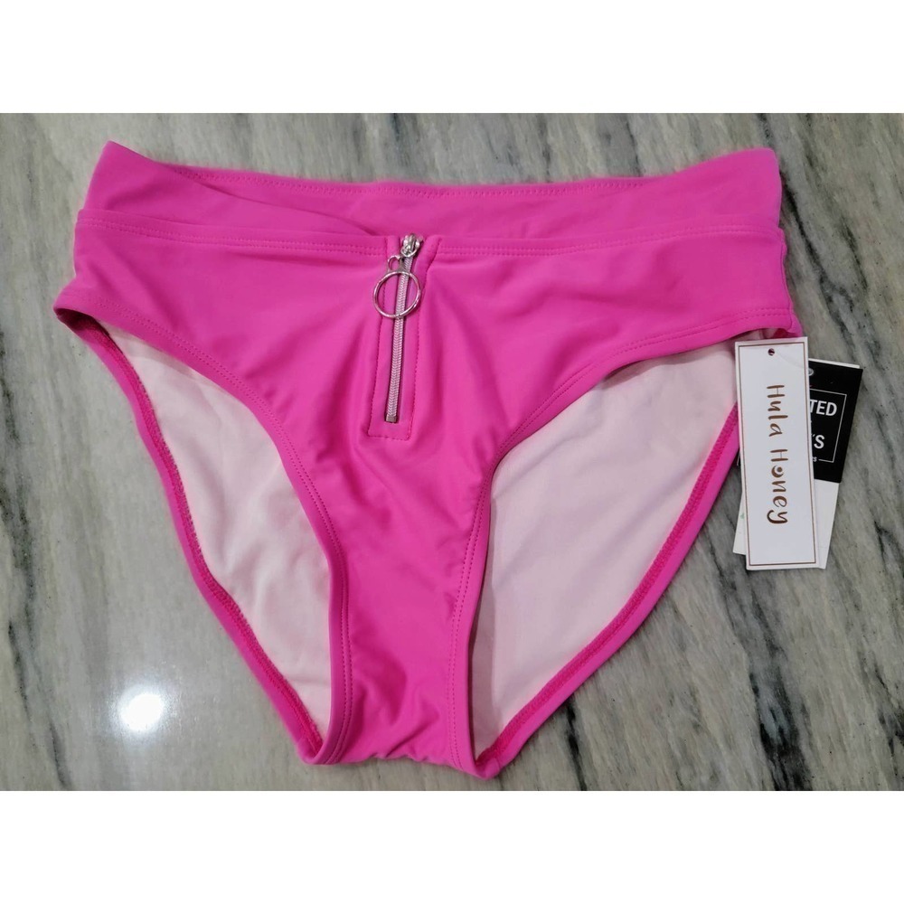 Salt + Cove Azalea Pink Bikini Bottom Small